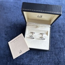 dunhill sterling silver enamel 18 cufflinks