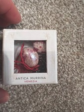 Exquisite Antica Murrina Pink Drop Earrings. Brand New With Box