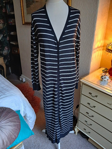 Zara black white striped - &,