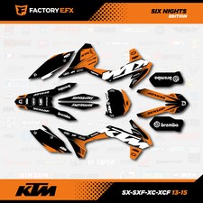 Blk Orange Graphics Kit fit