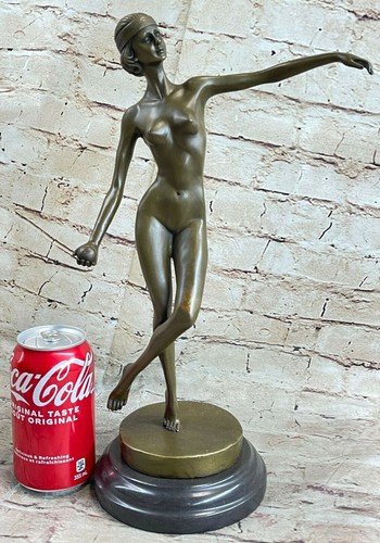 Bronze nude girl - nude, player