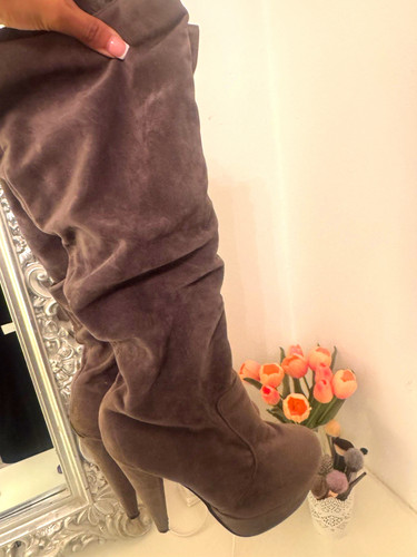 Women grey suede - grey,