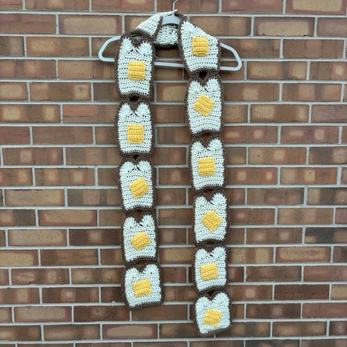 Crochet butter toast scarf - crochet,