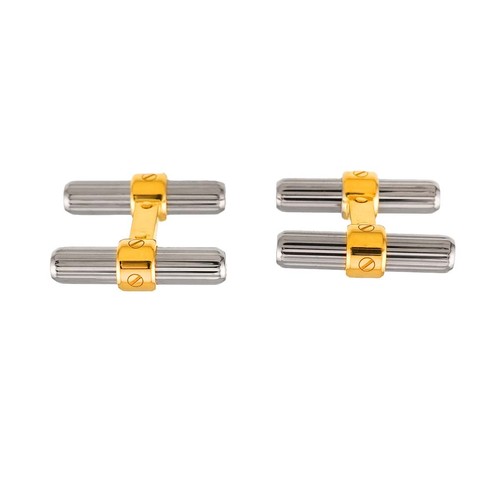 Cartier santos cuff links 18k - santos,