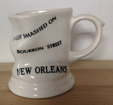 Vintage “I Got Smashed On Bourbon Street New Orleans" Novelty Coffee Mug