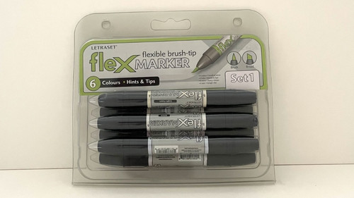 Letraset flexmarker pen set - flexmarker,