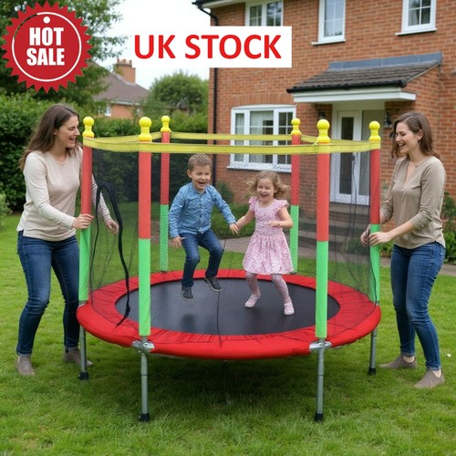 5ft kid trampoline safety - 5ft,
