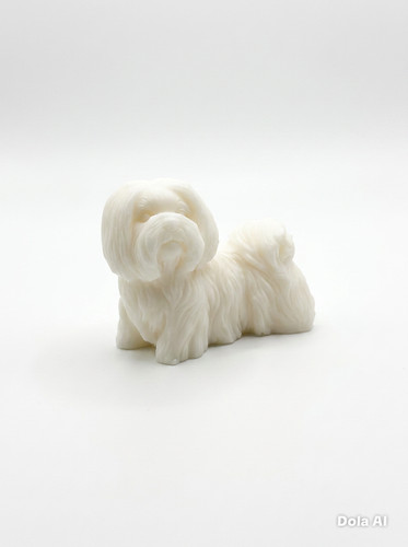 Small shih tzu candle cute - candle,