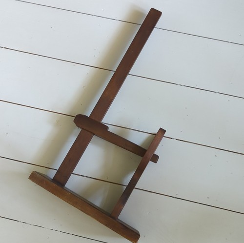 Large wooden vintage clock - large,