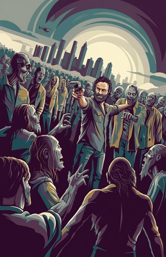 The walking dead rick grimes - the,