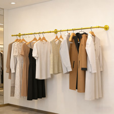Industrial Pipe Clothing Rack