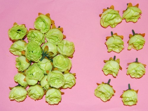 Decorative mini rose buds - rose, faux