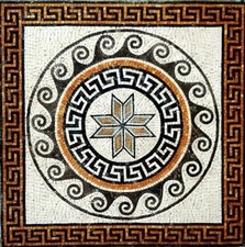 Mosaic Tiles Geometric Mosaic Floor Tiles Handmade Marble Tiles