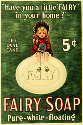 Fairy soap advert vintage - soap,