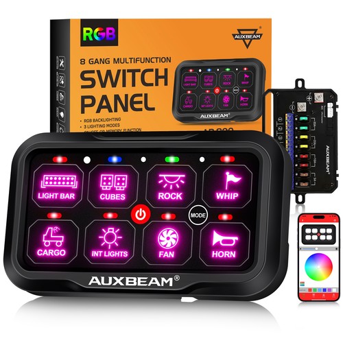 Auxbeam gang switch panel - auxbeam,