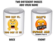 Swear Jar Personalised Ceramic