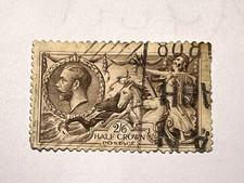George V 2/6 used seahorse 