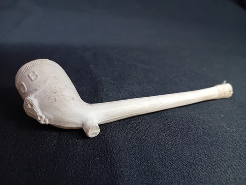 Vintage victorian clay pipe - victorian,