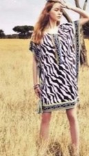 Escada Zebra Dress Kaftan -