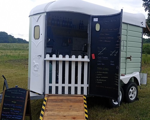 Converted vintage horsebox