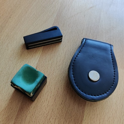 Snooker magnetic chalk - chalk, holder