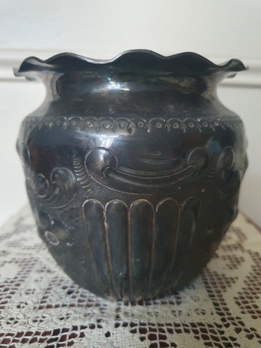 Antique silver plated metal - antique,