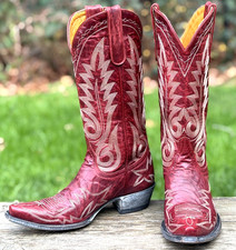 EUC Old Gringo NEVADA Dark Red