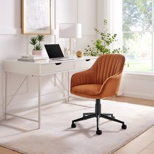 Booker Modern Orange Velvet