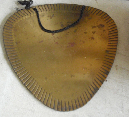 Unusual heavy brass - heavy, triangle