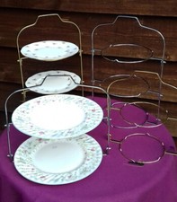 Folding Cake Plate Stand, 2 or