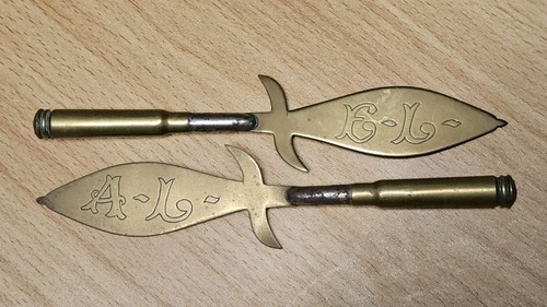Wwii alamein trench art - wwii, art"