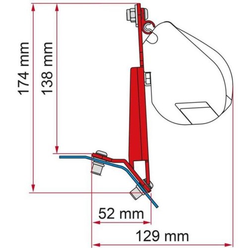 Fiamma awning bracket kit for - fiamma,