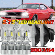 4x 5 3/4" 5.75 inch Round LED