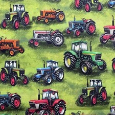 Tractors Fabric - Multi Farm