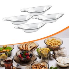 4Pcs Banana Split Bowls Boat