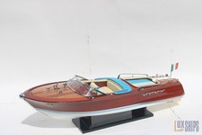 Super Riva Lamborghini Yacht Model 26.7" (68cm) – Vintage Style Handmade Boat