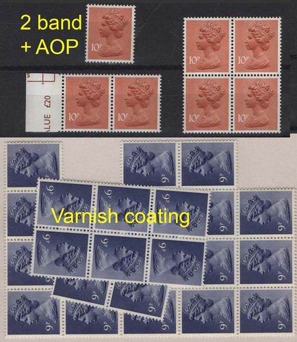 1976 machin violet - gb, 9p