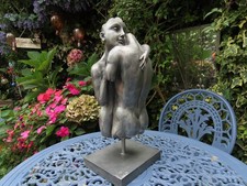 Comego Vintage Resin & Mixed Metal Large Modernist Sculpture.