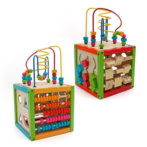 Wooden bead maze - 5, in