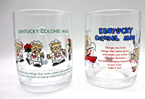 Vintage kentucky kfc - vintage, glass