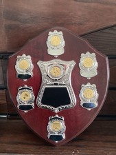 31cm High Wooden Shield With Free engraving