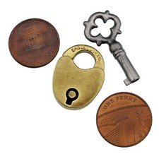 Small DOG COLLAR Padlock Under