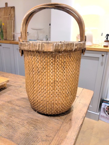 Antique chinese rice - antique, harvester