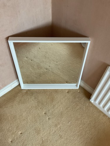 Ikea nissedal white mirror - white,