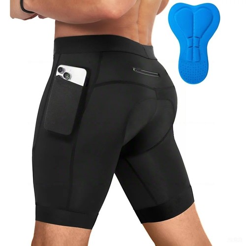 Mens cycling shorts padded - shorts, 3d