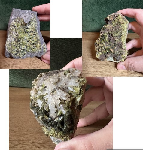 Epidote crystal bundle - epidote,