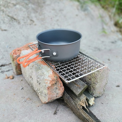 Stainless steel barbecue - stainless, wire