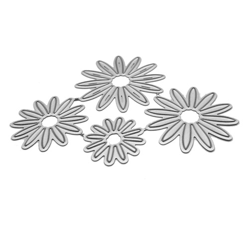 Multi daisy flower shape metal - daisy,
