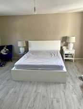 DELIVERY AVAILABLE - Ikea MALM king size bed frame King mattress