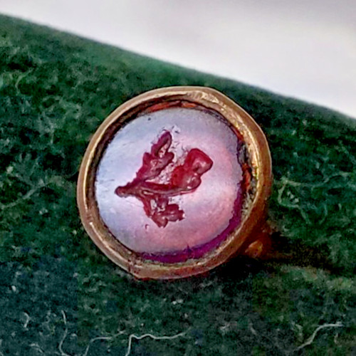 Antique georgian wax seal fob - antique,